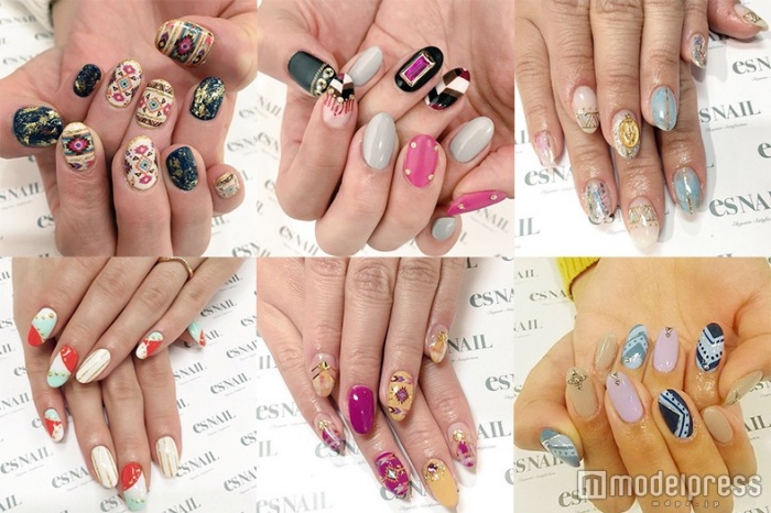 春はエスニックネイルで異国気分を味わいたい！／画像提供esNAIL