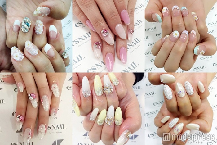 “ロマンティックフェミニン”ネイルで2016年春夏トレンドを先取り／画像提供esNAIL