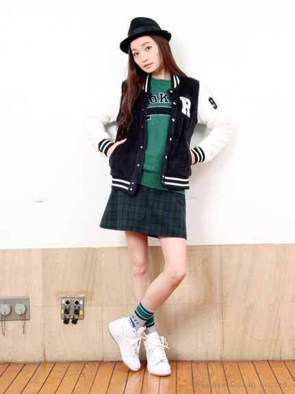 FLUFFY STADIUM JACKET