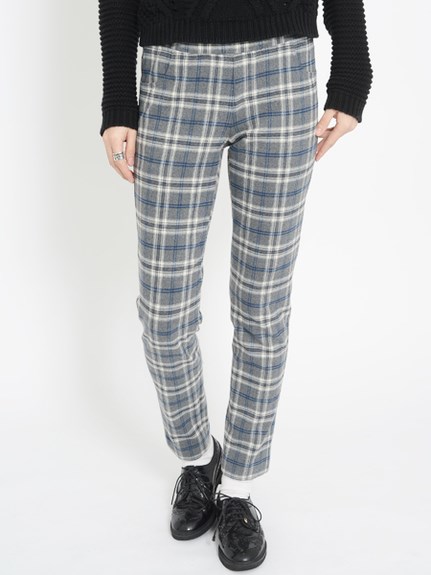 TARTAN PLAID SKINNY PANT