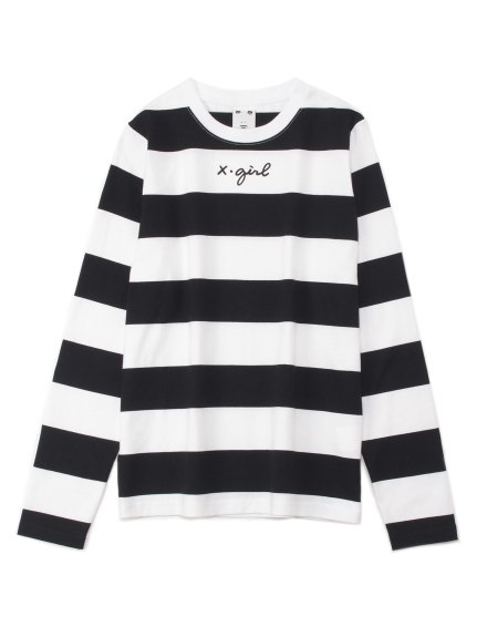 BIG STRIPED L/S TEE