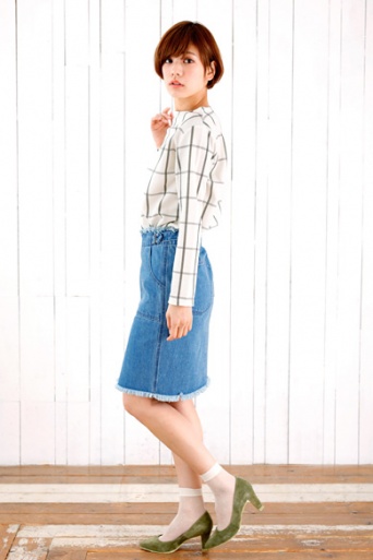 prime check tops ～プライムチェックトップス「flower」6,458円（税込）画像提供：flower webshop