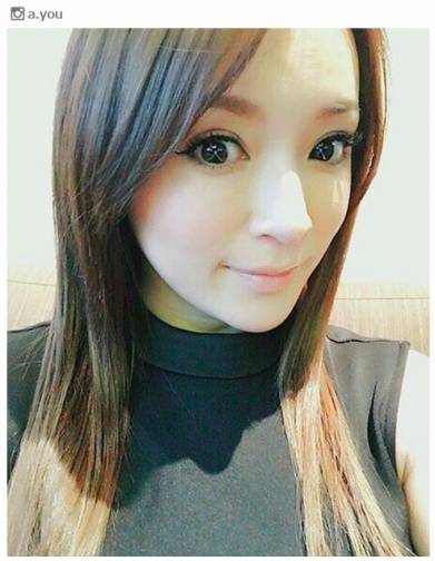 イメチェン前の浜崎あゆみ／Instagramより