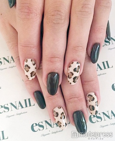 シンプルレオパード／画像提供esNAIL