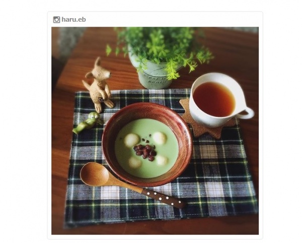 花よりだんごが良い！白玉スイーツの簡単アレンジレシピ／haru.ebさんInstagramより