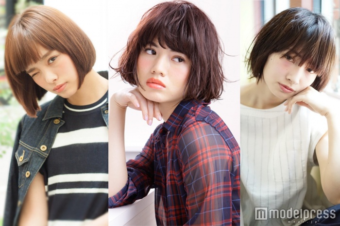 やっぱり切りっぱなしボブが最高に可愛い 左から「MINX 銀座店」鈴木貴徳さん 「Magico」佐藤翔さん 「AFLOAT JAPAN」由梨さん／画像提供らしさ