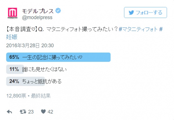 マタニティフォトって、正直撮ってみたい？【本音調査】