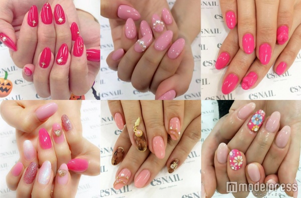 女子力アップ！春を感じるピンクネイル6選／画像提供esNAIL
