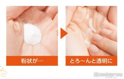 せっけん洗顔のあとに溶かして塗るだけでお肌の角質が落とせる