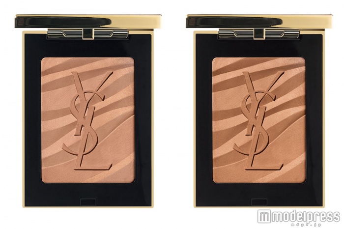 サハリエンヌ フェイスパウダー(限定品)/(左から)NO.1 サンストーン・NO.2 ファイアオパール/7,800円(税別)/画像提供・イヴ・サンローラン・ボーテ