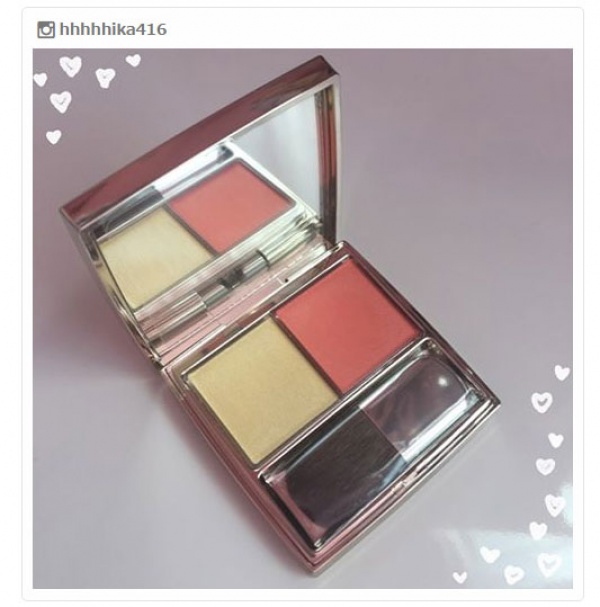 次の完売コスメはコレ！「RMK」のメロンチークをゲットせよ／hhhhhika416さんinstagramより