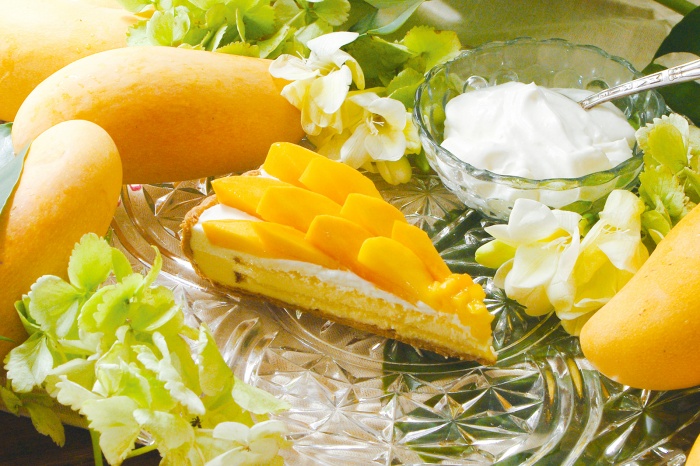 タイ産 マハチャノックマンゴーのタルト ～ヨーグルト風味～