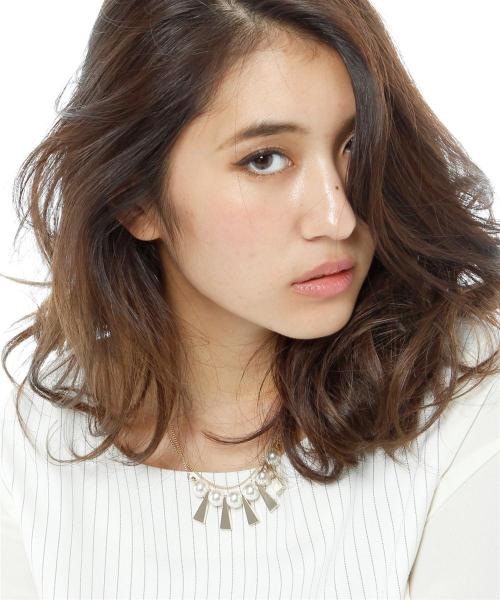 オウギモチーフパール２レンネックレス