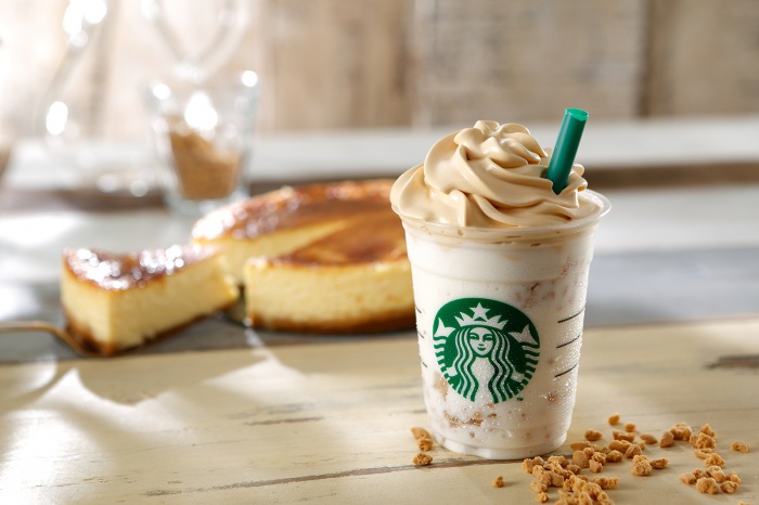 「ベイクド チーズケーキ フラペチーノ」610円（税抜き）