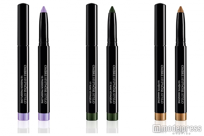 オンブル イプノスティロ／16：パッション パッシフロール・17：カーキ ボワイヤージュ・18：ペピットゥ アマゾン／3,800円（税抜）／画像提供：ランコム