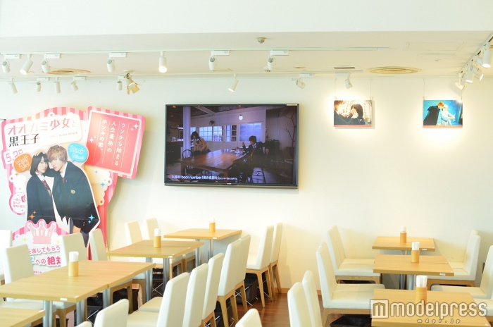 「オオカミ少女と黒王子×モデルプレスカフェ×スイーツパラダイス コラボカフェ」新宿ミロード店（C）モデルプレス