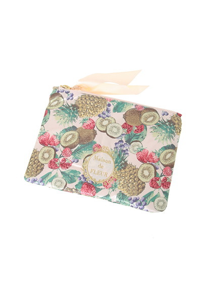 ・フルーツフラットポーチ