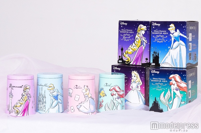 ディズニーキャラクター ホームスターアクア／（左から）ラプンツェル、シンデレラ、アリス、アリエル（C）モデルプレス