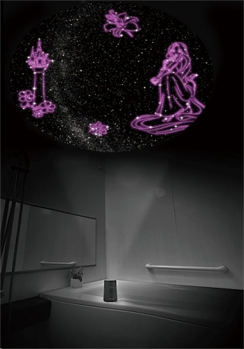 ラプンツェルも宙に輝き出す