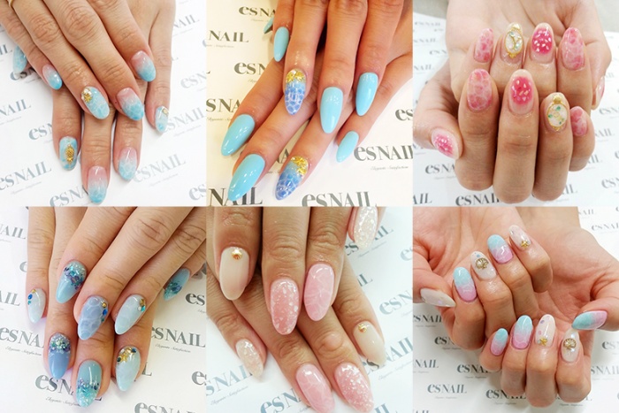 気分もアップ！美しい“ラグーンネイル”6選（画像提供：esNAIL）
