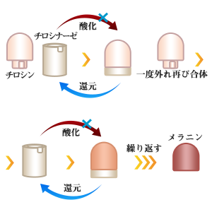 できてしまったシミを薄く