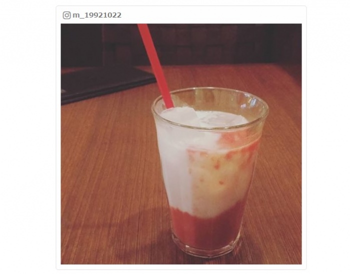 穀物ミルク／m_19921022さんInstagramより