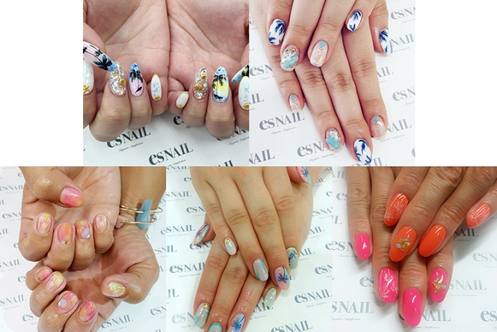 テンションUP！“ヤシの木”ネイルで気分はバカンス（画像提供：esNAIL）