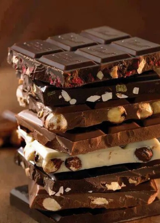 ピーナッツ入りのチョコ