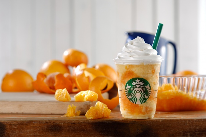 「クラッシュ オレンジ フラペチーノ（R）」