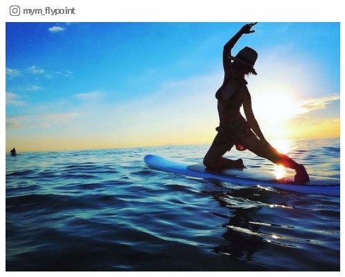 「サップヨガ」って知ってる？アクティビティダイエットで楽しくシェイプアップ／mym_flypointさんInstagram