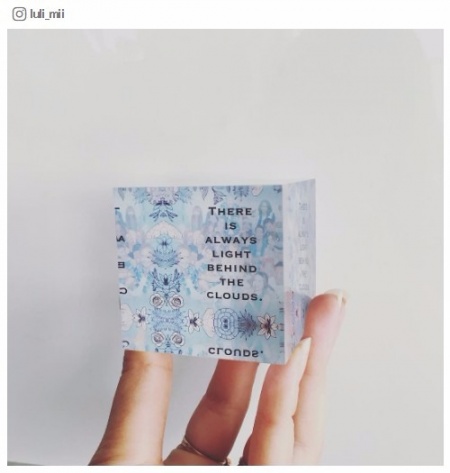 フォトブロックがオシャレで可愛い/luli_miiさんInstagramより