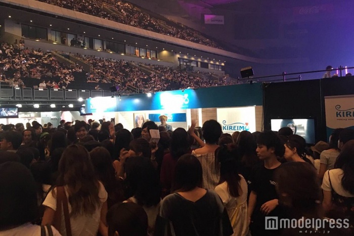 ブースの様子(C)モデルプレス