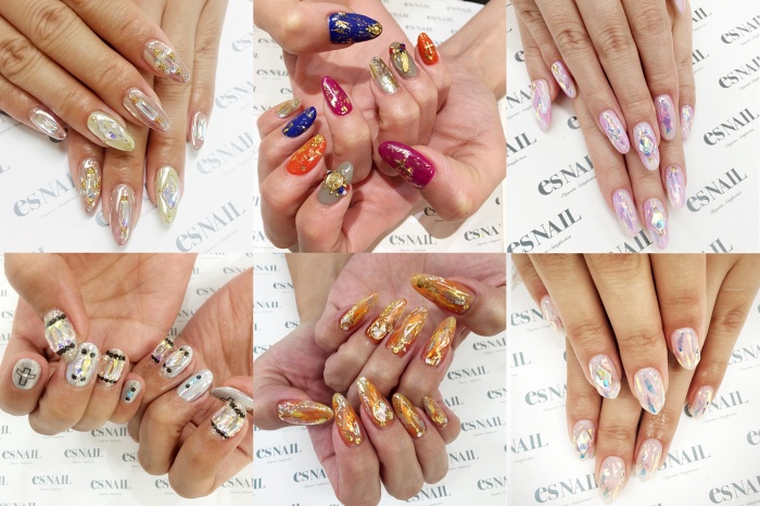 2016年秋冬は“キラキラ”ネイルが人気！ミラー、フィルム、オーロラ…どれがいい？（画像提供：esNAIL）