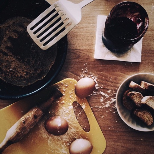 料理をしている写真