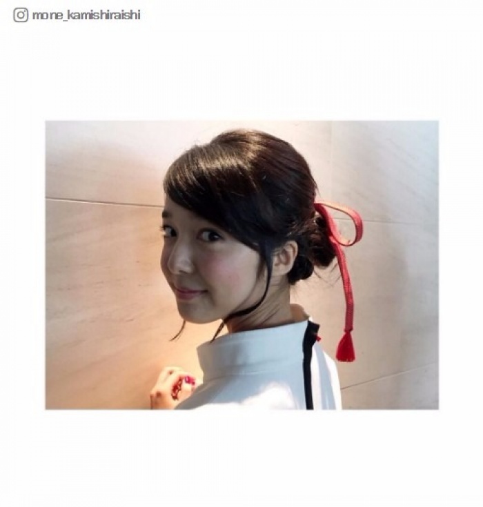 映画「君の名は。」なりきってみる？“三葉ヘア”を簡単再現／上白石萌音Instagramより