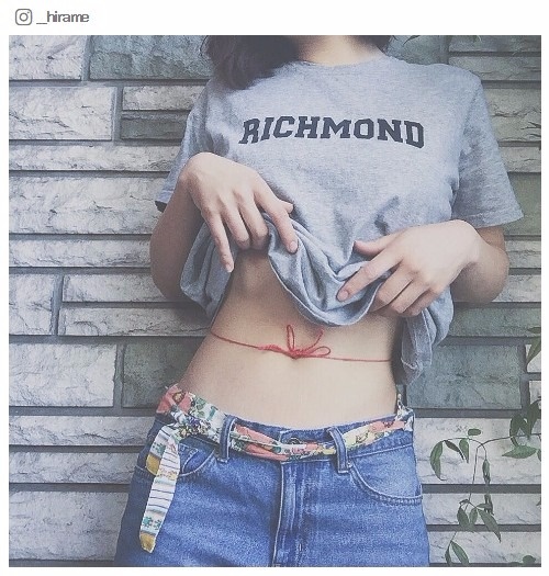 巻くだけ「麻ひもダイエット」が優秀と話題!運動ゼロで美くびれいただきます/__hirameさんInstagramより