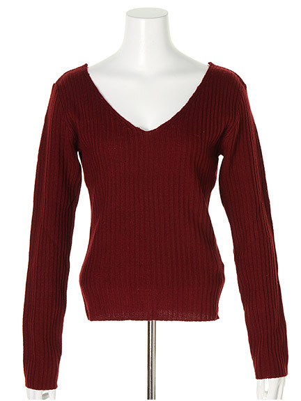 V開きBASICトップス