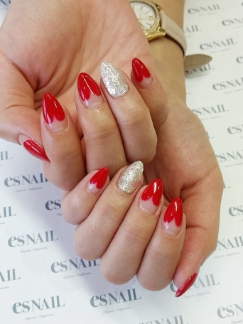 ハートフレンチ(画像提供:esNAIL)