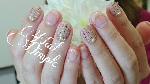 ツイードネイル