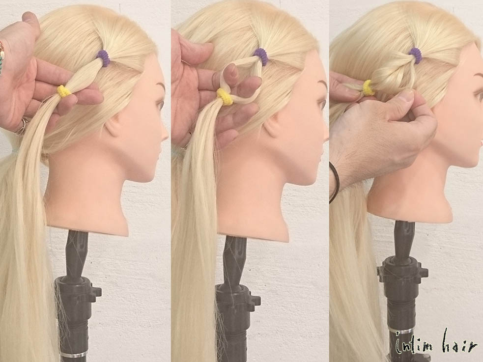 簡単！おくれ毛をくるりんぱするだけの時短アレンジ