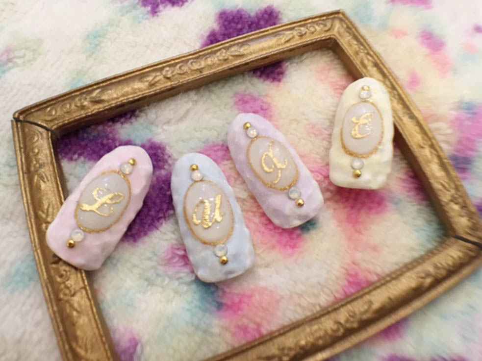 ニットの立体感をネイルで再現してみました！