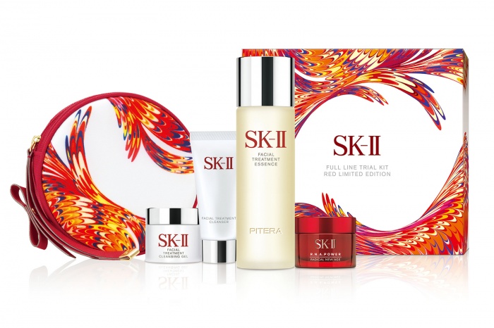 SK-II 「フルライン トライアル キット レッド リミテッド エディション」／9,900円（税抜）／百貨店限定発売