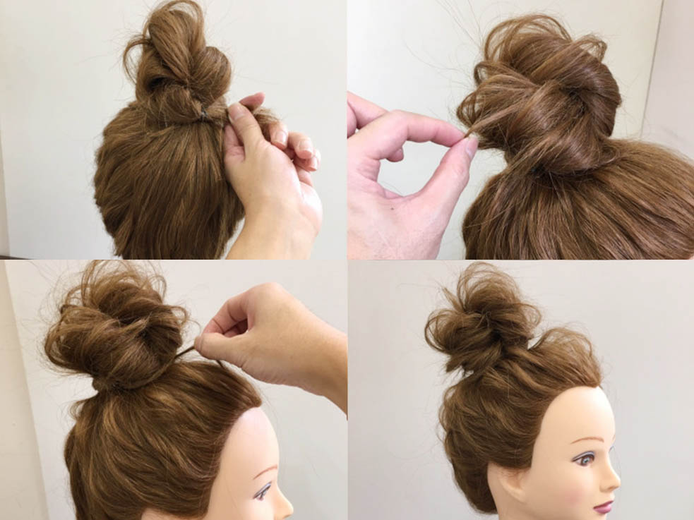 5分でかわいくなれる魔法のお団子ヘアアレンジ