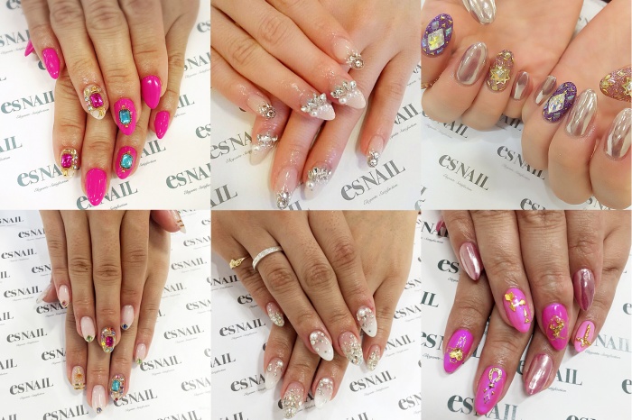 派手可愛い！“ゴージャス”ネイルで姫気分に（画像提供：esNAIL）