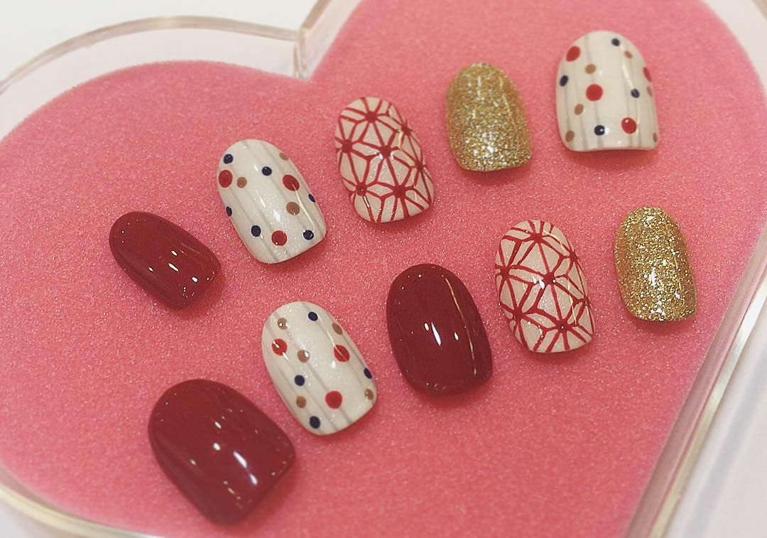 こっくりカラーがとってもキュート♪今年の冬はレトロネイル♡_image6