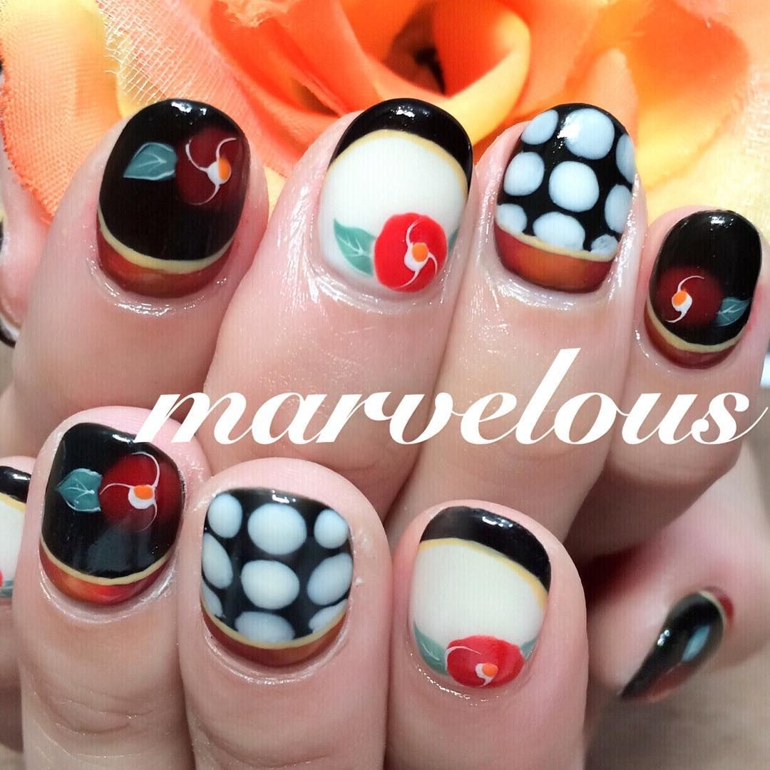 こっくりカラーがとってもキュート♪今年の冬はレトロネイル♡_image2