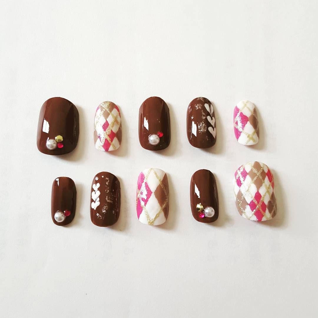 2016年秋冬のベスト旬ネイル！べっ甲・アーガイル・ボヘミアンネイル特集_image6