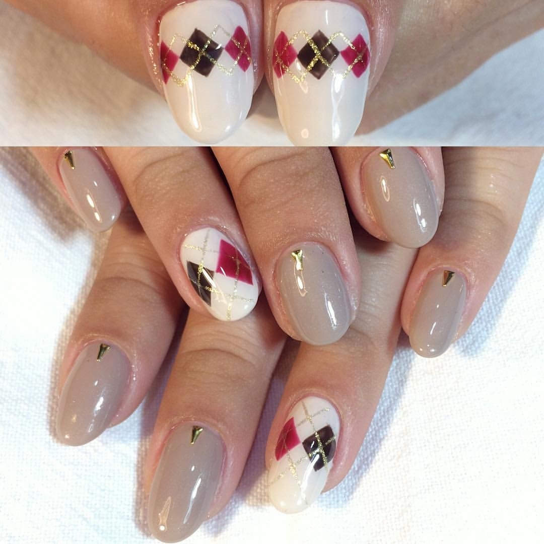 2016年秋冬のベスト旬ネイル！べっ甲・アーガイル・ボヘミアンネイル特集_image9