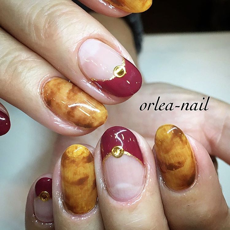 2016年秋冬のベスト旬ネイル！べっ甲・アーガイル・ボヘミアンネイル特集_image3