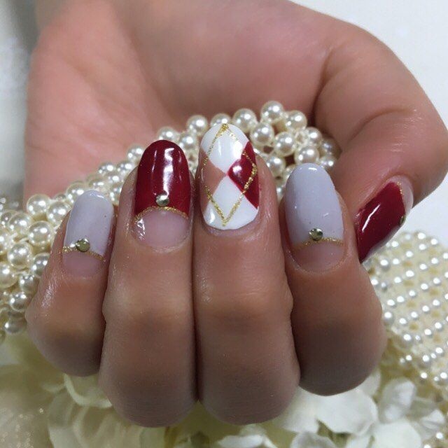 2016年秋冬のベスト旬ネイル！べっ甲・アーガイル・ボヘミアンネイル特集_image7